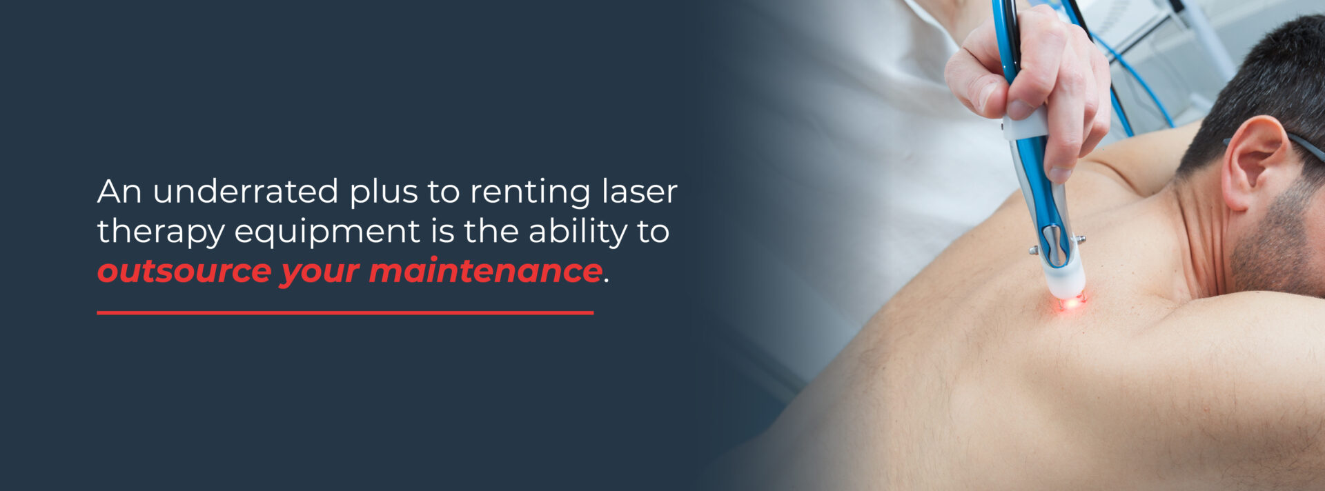 outsource your maintenance with laser rentals
