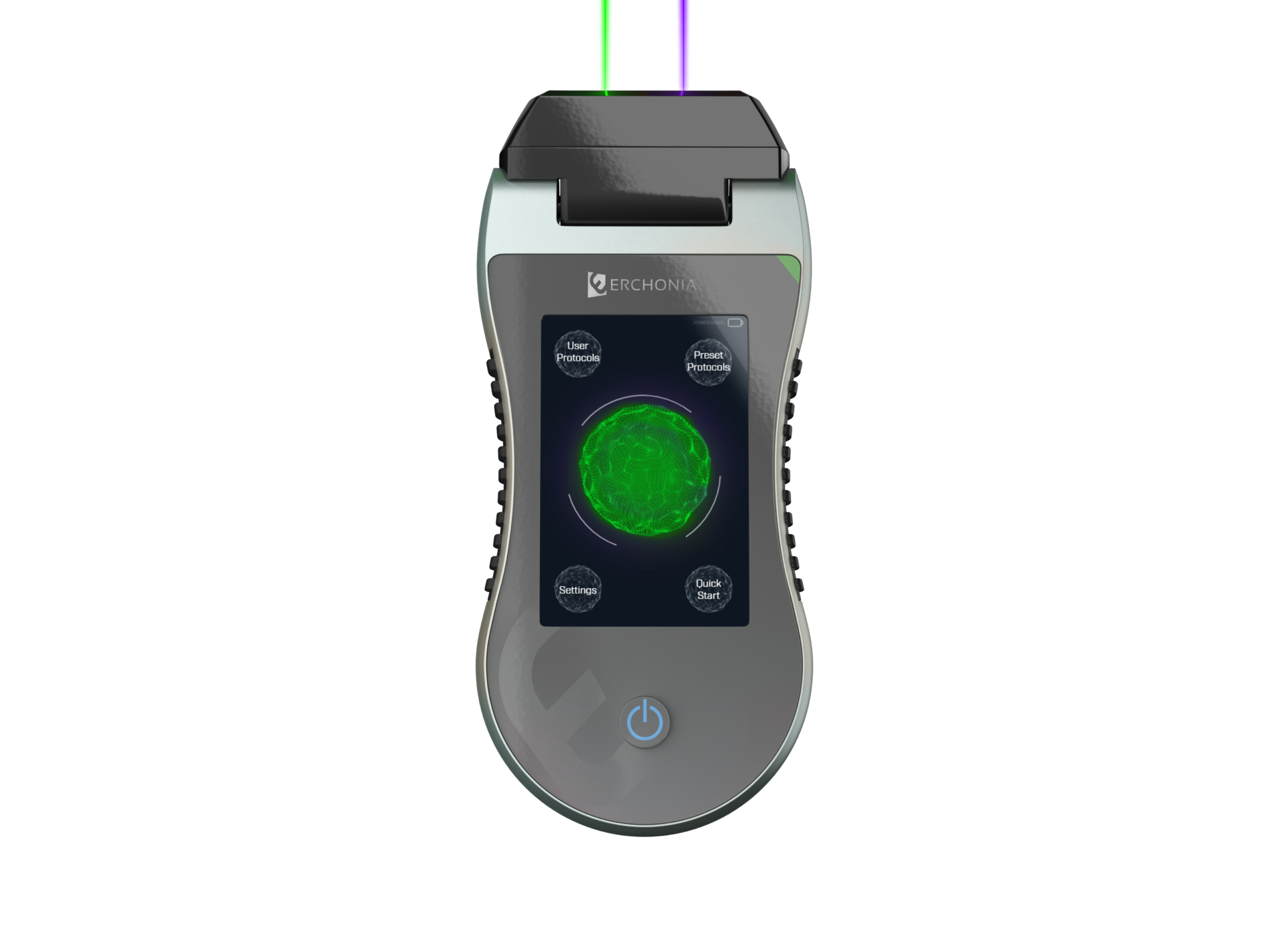 Front view of the Erchonia GVL device showcasing its design and interface