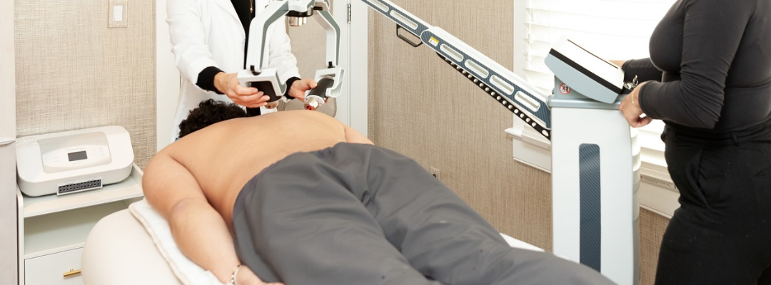 Man Receiving Erchonia Low-Level Laser Therapy for Men’s Health